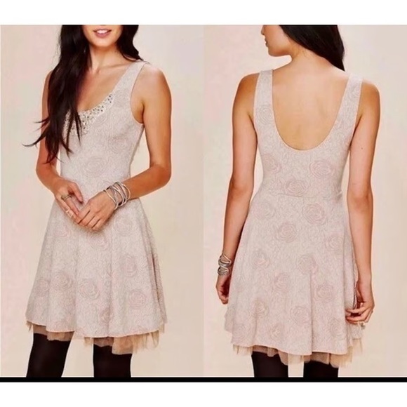 FREE PEOPLE Rock Princess Fit n Flare Dress - Picture 7 of 7